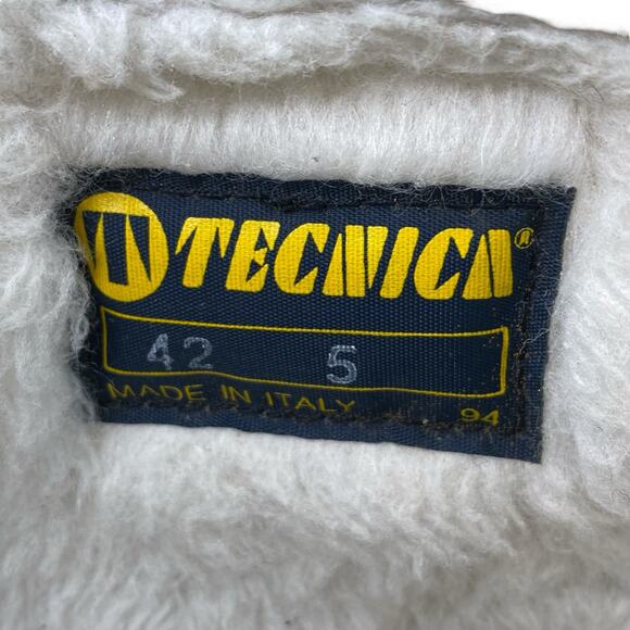 Vintage Tecnica Women’s Ivory Goat Fur Winter Boots Size 42 US 9.5 - Picture 10 of 10